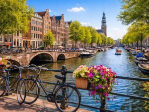 Amsterdam, Gouda i Magiczne Ogrody Keukenhof