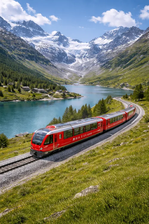 Bernina Express: Najbardziej spektakularna trasa kolejowa w&nbsp;Alpach